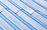 Poulshot corrugated roofing